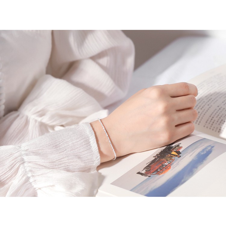 Vòng tay bằng bạc 925 đơn giản thời trang cho nữ