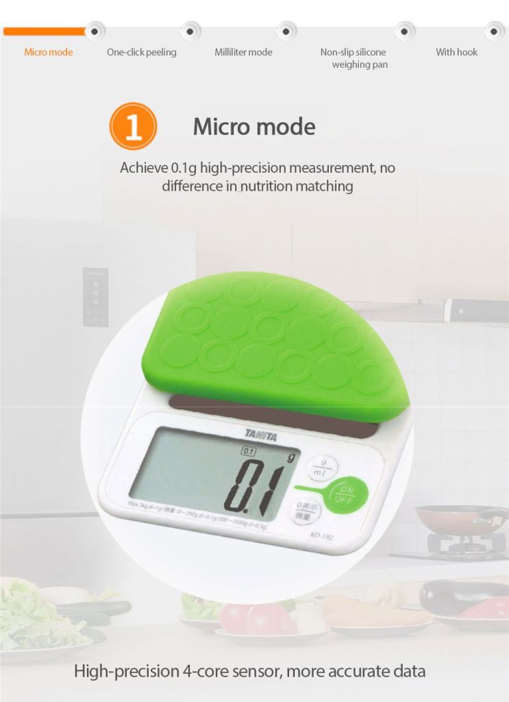 【READY】 TANITA food scale electronic scale KD-192 (green)