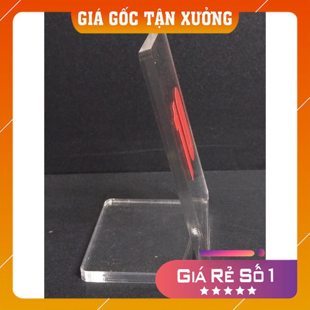 [Giá Gốc Tận Xưởng] Bộ 10 thẻ số bàn mica trong suốt hình chữ L