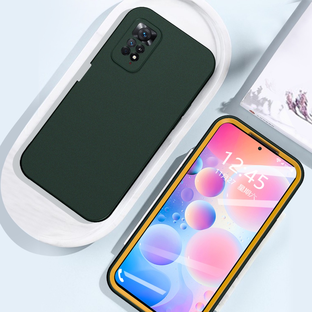 Ốp Điện Thoại Silicone Hai Màu Kẹo Cho Xiaomi Redmi Note 11S 10S 9S 11T 10T 11 10 9 8 Pro Max 11 Pro Plus + Redmi 10C