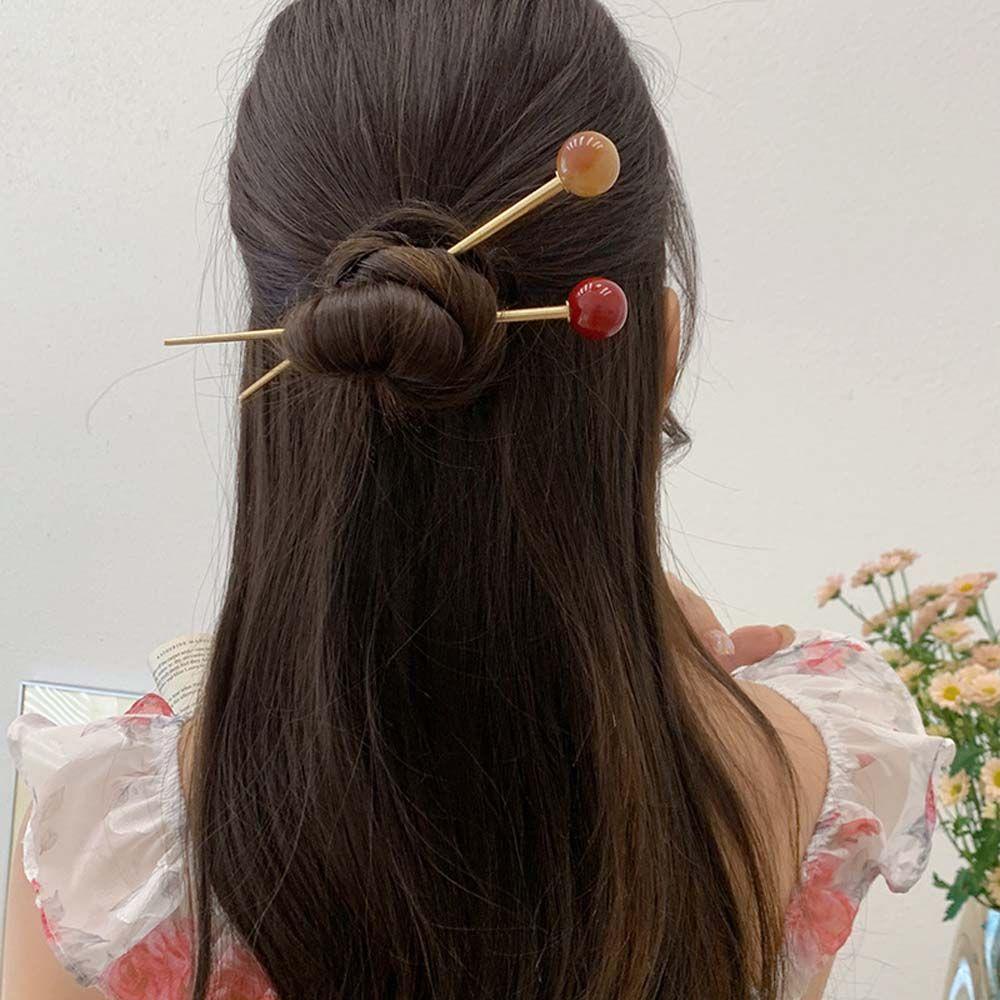 Trâm Cài Tóc Kim Loại Phong Cách Trung Hoa Cổ Điển Cho Nữ