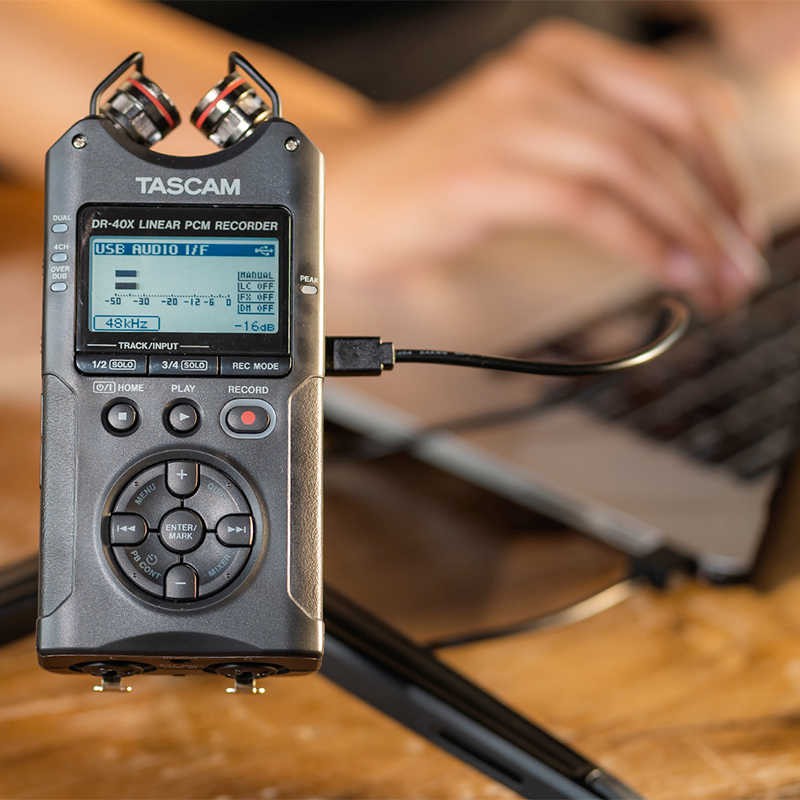 TASCAM DR-40X- MÁY GHI ÂM CHUYÊN NGHIỆP