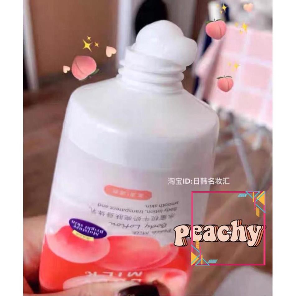 [ Hot Tiktok ]🍑 Kem Sữa Dưỡng Thể Trắng Da, Chống Nắng Toàn Thân Trái Đào Pure Milk Body Lotion Hương Nước Hoa- Y131