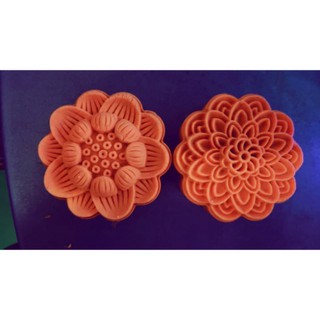 [Mới] Khuôn trung thu lò xo 2020- 2 mặt hoa sen tháp 3D 150g (ms30)
