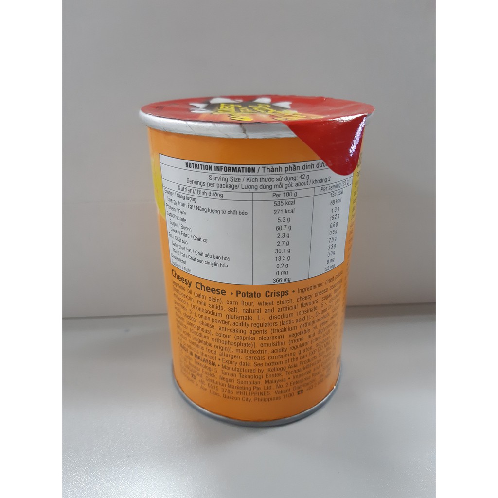 Khoai tây chiên Pringles Cheesy Cheese 42g