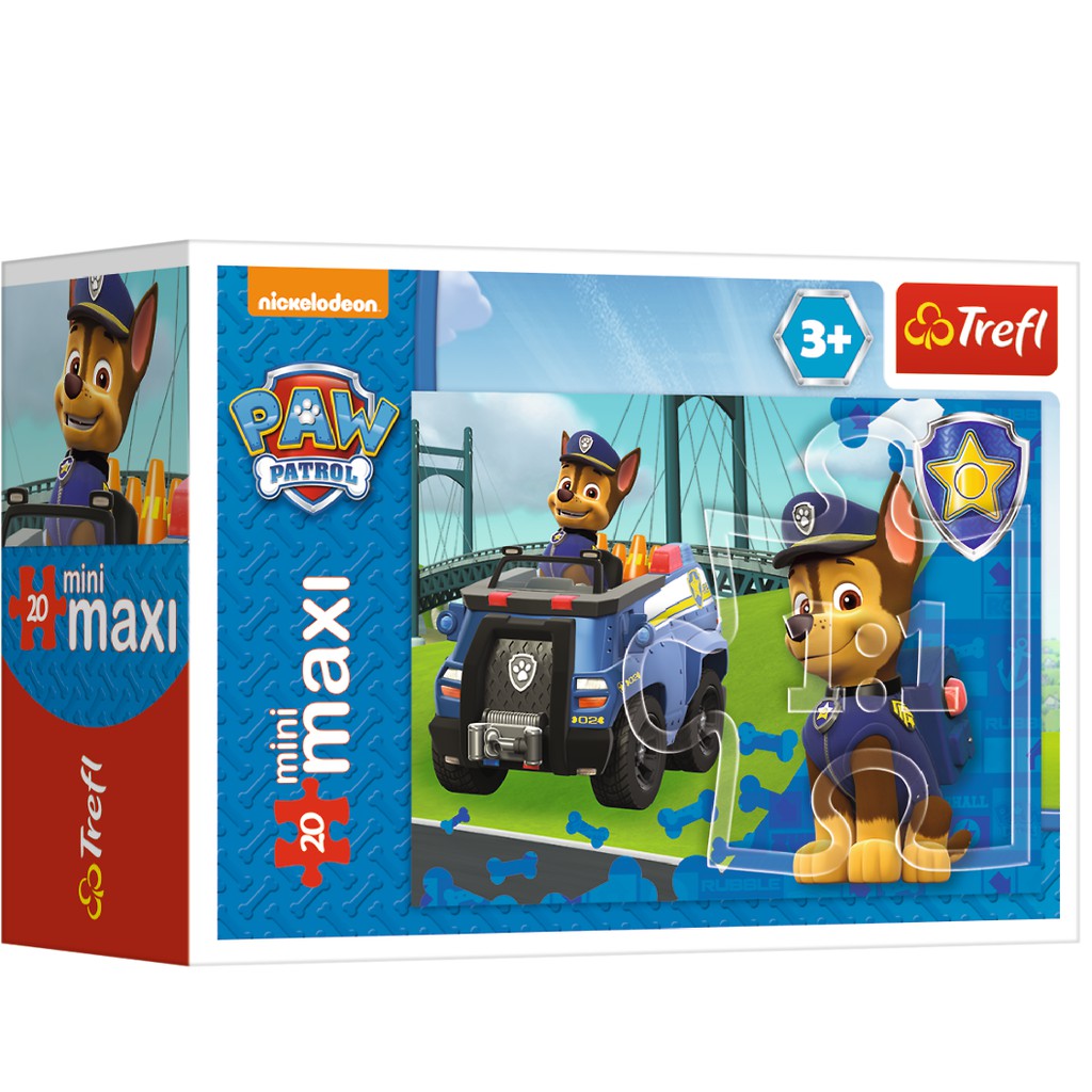 Combo 4 Tranh ghép hình 20 mảnh Chủ đề Phi đội chú chó cứu hộ Paw Patrol chính hãng Trefl 56018