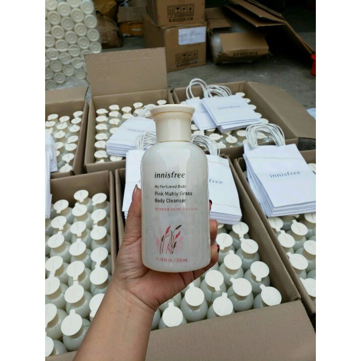 Sữa TẮM Dưỡng Thể Hương Hoa Cỏ Innisfree My Perfumed Body Pink Muhly Grass Body 330ml