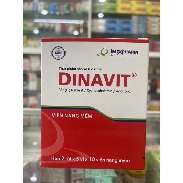 Viên uống bổ máu DINAVIT - 100 viên