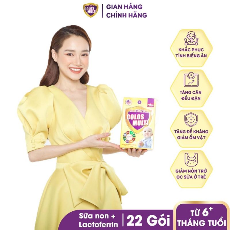 Mama Sữa Non Colos Multi Pedia hộp 22 gói x 16g - 352g