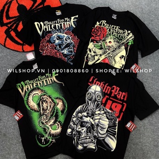 (M, L, XL, XXL) ÁO BULLET FOR MY VALENTINE - LINKIN PARK - ROCK BAND TEE - ÁO PHÔNG ÁO THUN NHẠC ROCK UNISEX - ROCKTEE