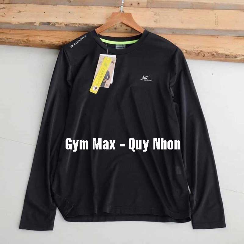 Áo giữ nhiệt nam thể thao gym KoMont thun lưới 4 chiều | BigBuy360 - bigbuy360.vn