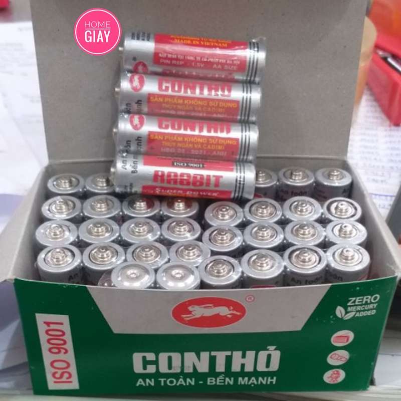 Pin con thỏ AA thế hệ mới R03P home giay