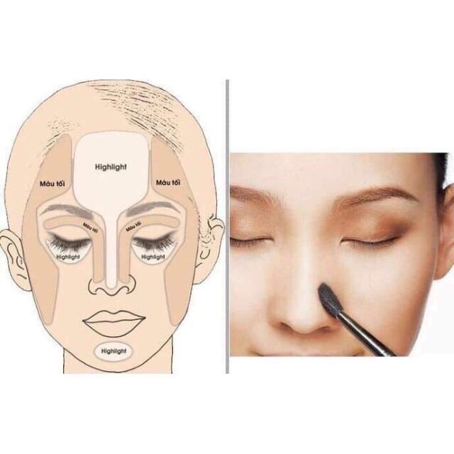 Sale 38% Phấn highlight tạo khối ODBO 3 ô Thái Lan chuyên nghiệp | BigBuy360 - bigbuy360.vn