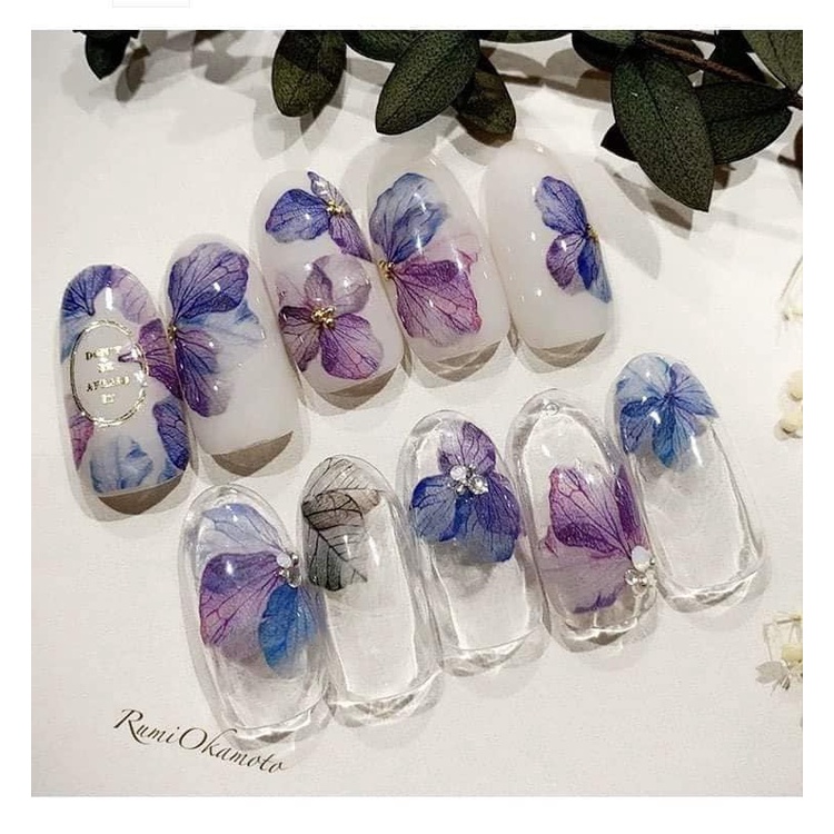 Nail Sticker Phong Cách Mới Nhất 2021 Với Hình Mẫu Đẹp Quý Phái - Dán Trang Trí Móng Tay Cực Đẹp