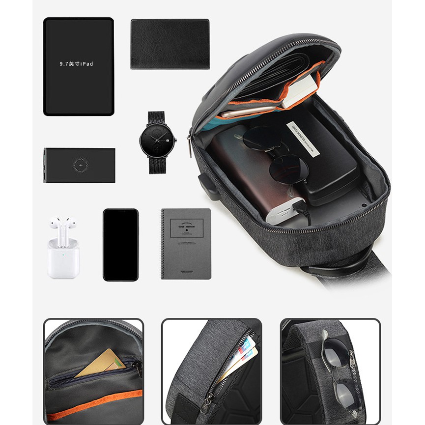 [Chính Hãng Aliencross ] Túi Đeo Chéo Nhền Nhện Cao Cấp Đa Năng Chống Nước Chống Trộm | BigBuy360 - bigbuy360.vn