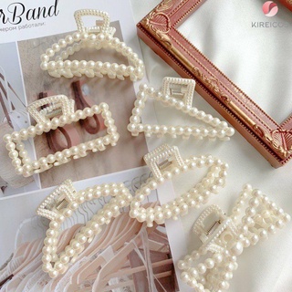 Kẹp tóc Dec đính hạt ngọc đá siêu sang chảnh Gem.05