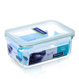 Hộp đựng cơm thủy tinh Glasslock KOREA 1900ml MCRB190