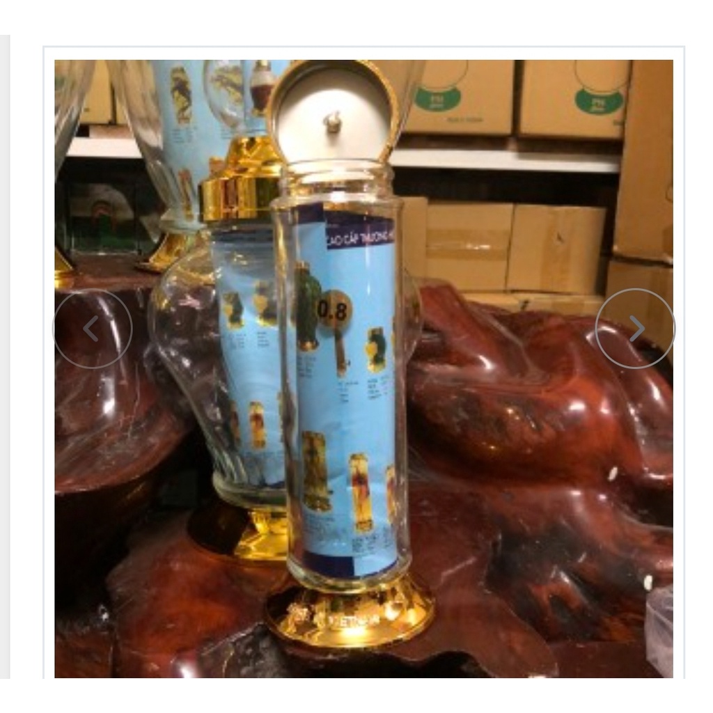 Bình Ngâm Rượu Sâm Thủy Tinh 0.8 Lít PHÚ HÒA