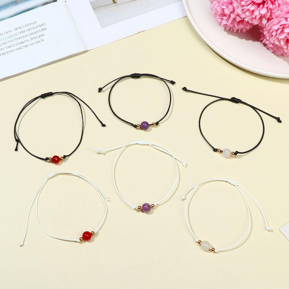 Okdeals 2 Cái Thời Trang Carnelian|Vòng Đeo Chân Chữa Bệnh|Vòng Tay Chuỗi Hạt Thời Trang Cho Nữ