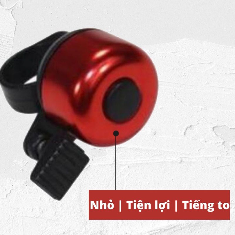 Chuông Nhôm Xe Đạp - Chuông Gõ, Kêu To, Lắp Mọi Loại Xe