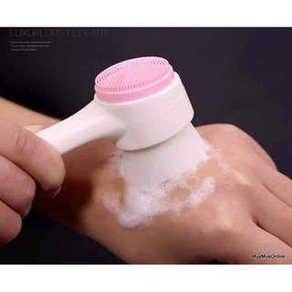 Cọ Rửa Mặt 2 Đầu Nhật Bản Cao Cấp