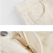 Chân váy nữ cạp cao, chân váy midi tua gấu xẻ sau phong cách_A10