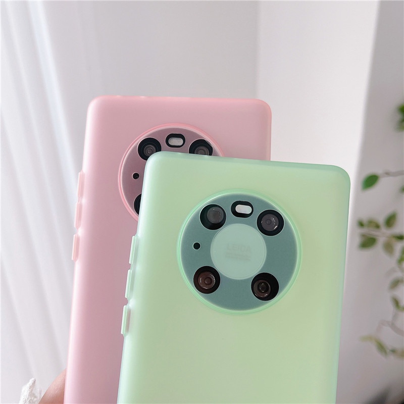 Ultra Ốp Điện Thoại TPU Siêu Mỏng Mặt Nhám Chống Dấu Vân Tay Cho Huawei Mate 50 50E 40 40E 30 Pro