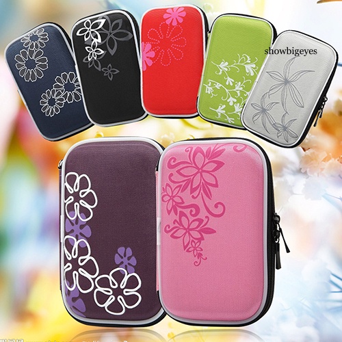 Túi Đựng Chống Sốc In Họa Tiết Hoa Cho Tai Nghe 2.5 '' | BigBuy360 - bigbuy360.vn