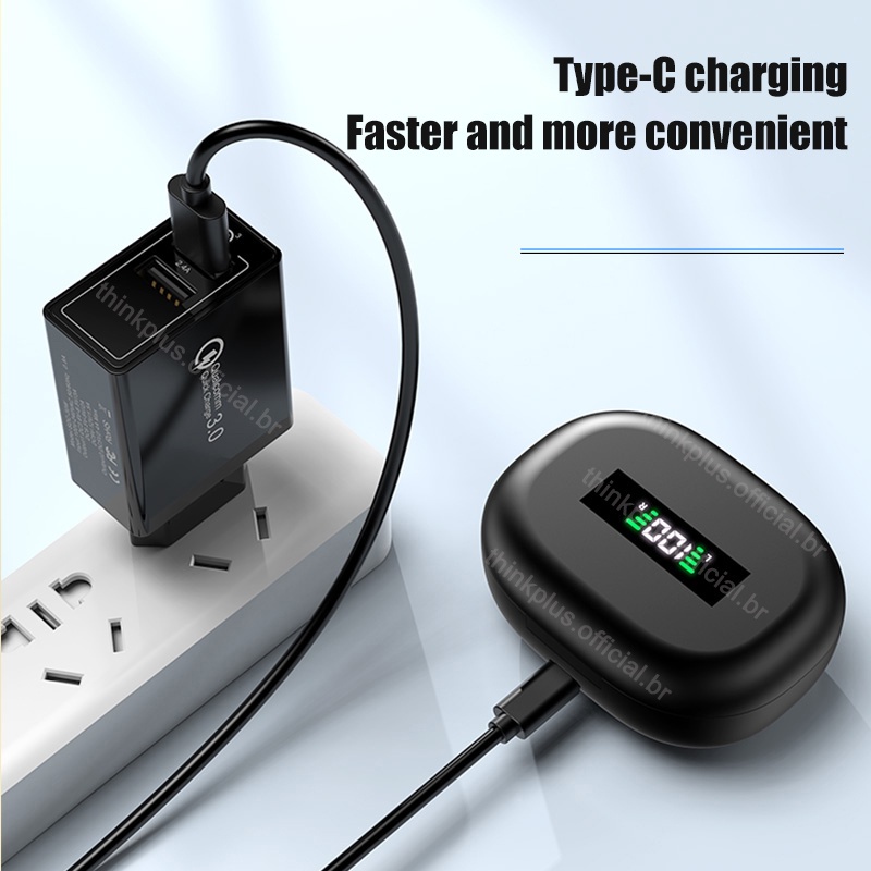 Tai Nghe Bluetooth Không Dây IPX5 Chống Nước Có Mic Cho Điện Thoại