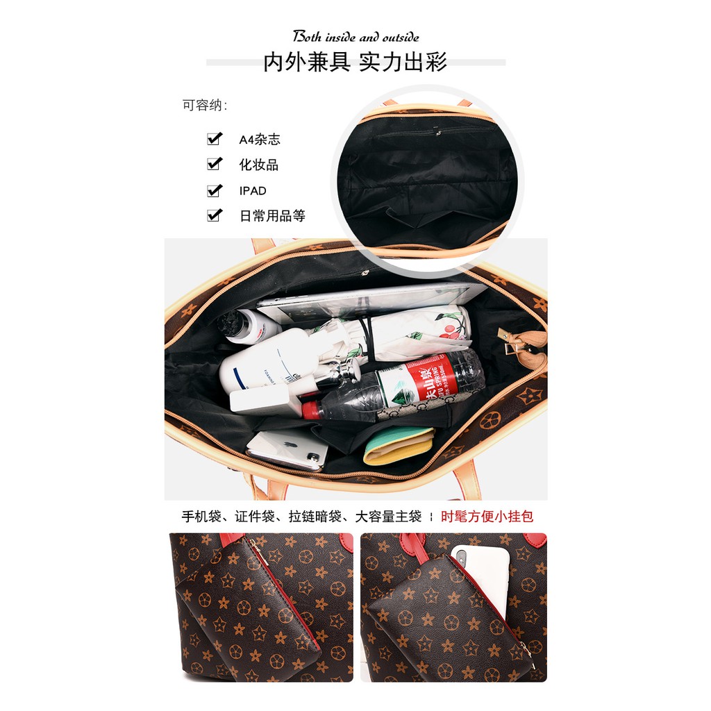 Set túi đeo vai kèm ví da thời trang SLV178