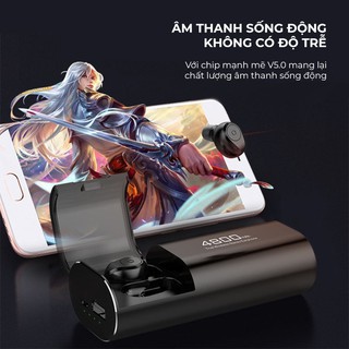 🔥Sale xả hàng 🔥 Tai nghe Bluetooth không dây AMOI S11  ,tai nghe không dây TWS bluetooth V5.0 kiêm sạc dự phòng khẩn cấp | BigBuy360 - bigbuy360.vn