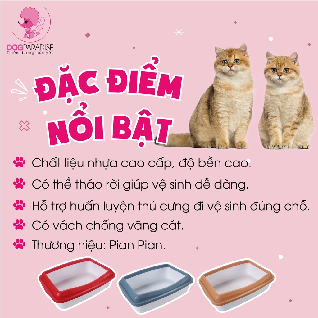 Khay vệ sinh mèo Petdoctor - PIAN PIAN - Dog Paradise