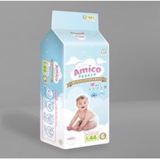[Dùng thử] Bỉm dán/quần AMICO Nhật nội địa cộng miếng size NB/S/M/L/XL/XXL