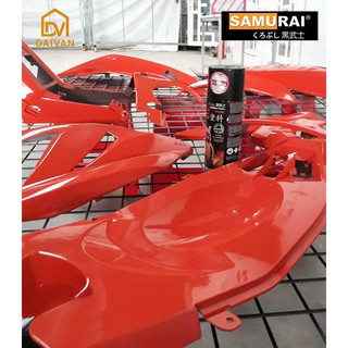 COMBO 4 chai sơn Samurai Lót-Nền-Màu-Bóng màu  cam 115