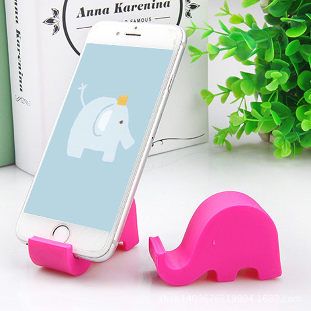 Đế đỡ điện thoại bằng nhựa siêu tiện lợi hình chú voi xinh xắn | BigBuy360 - bigbuy360.vn