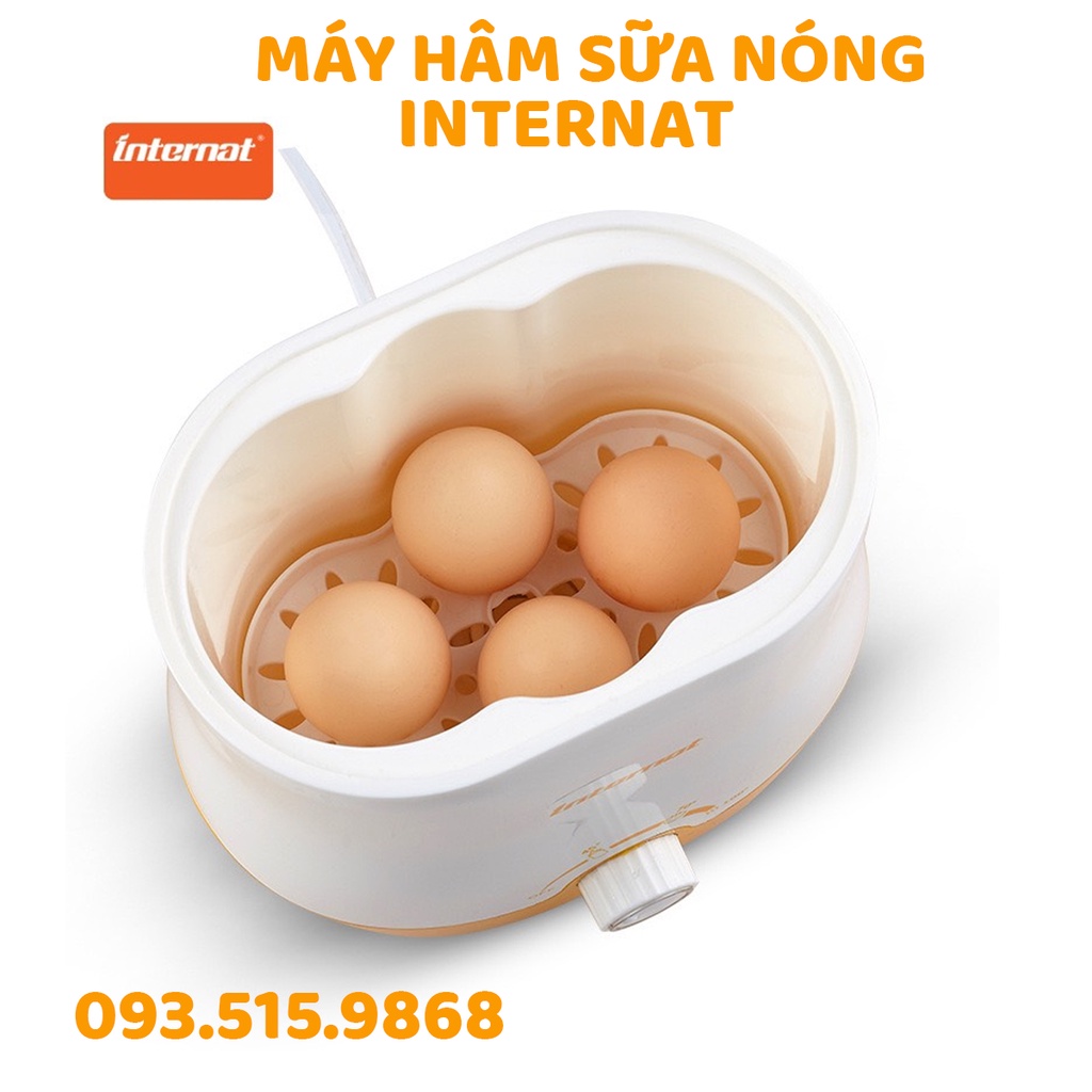 Máy Hâm Sữa Tiệt Trùng Đôi INTERNAT, Hâm nóng, giữ nóng, tiệt trùng bình sữa, hâm trứng, hâm nóng thức ăn
