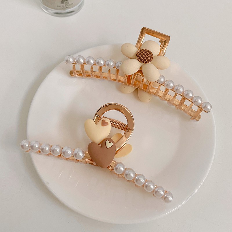 Kẹp tóc cỡ lớn phong cách Pháp thời trang thanh lịch dành cho nữ