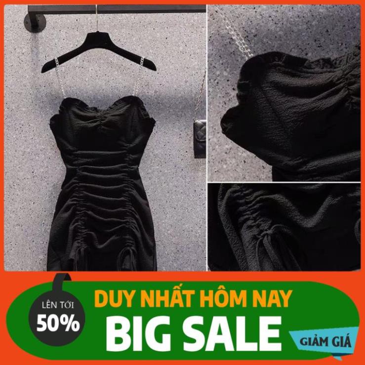 HÀNG HOT HOT QUẢNG CHÂU ODER Đầm body nhún dây xích hàng Quảng Châu BAO RẺ