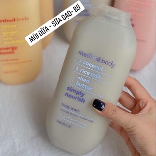 Sữa tắm organic Method Body 532ml