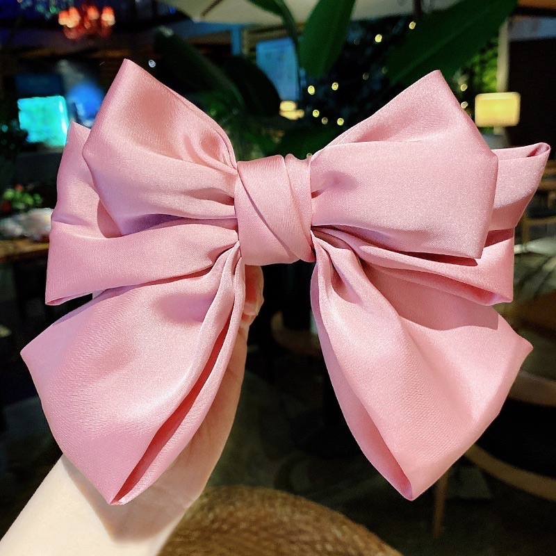 Cặp tóc, buộc tóc nơ lụa công chúa xinh xắn