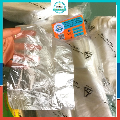 Túi nilong, túi bóng xốp zin bóng 2 quai size 1kg  dai đẹp LINHMART