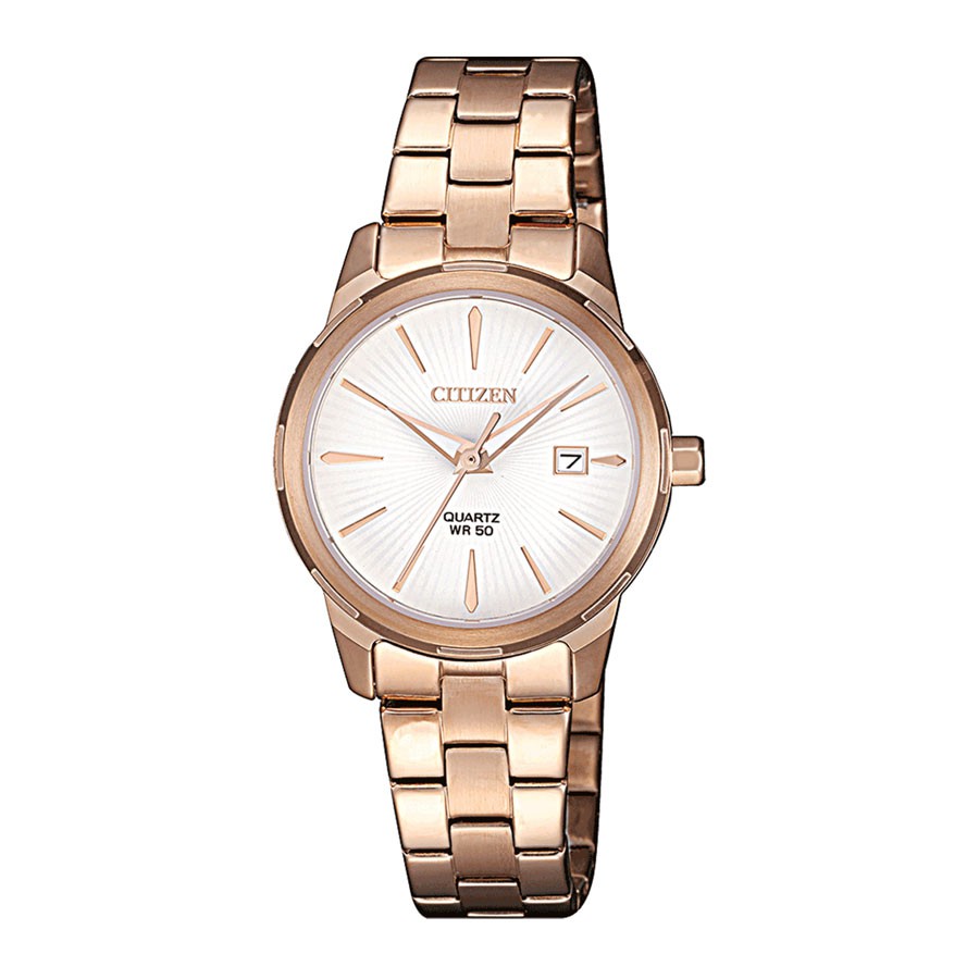Đồng Hồ Nữ Citizen Dây Thép Không Gỉ EU6073-53A - Mặt Trắng