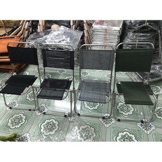Ghế Xếp inox ghế cà phê ghế câu cá ghế lưng thấp