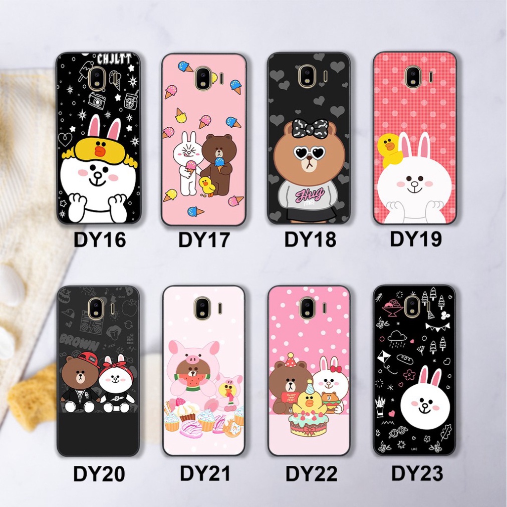 Ốp lưng điện thoại Samsung Galaxy J4 2018 - J2 Core hình gấu brown bear- Doremistorevn