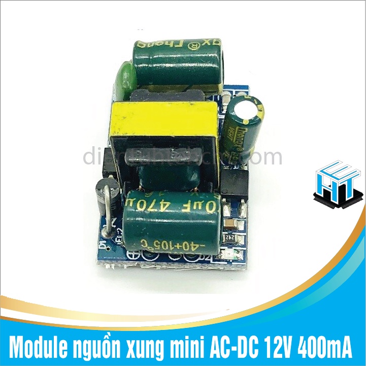 Module nguồn xung mini AC-DC 12V 400mA chất lượng cao
