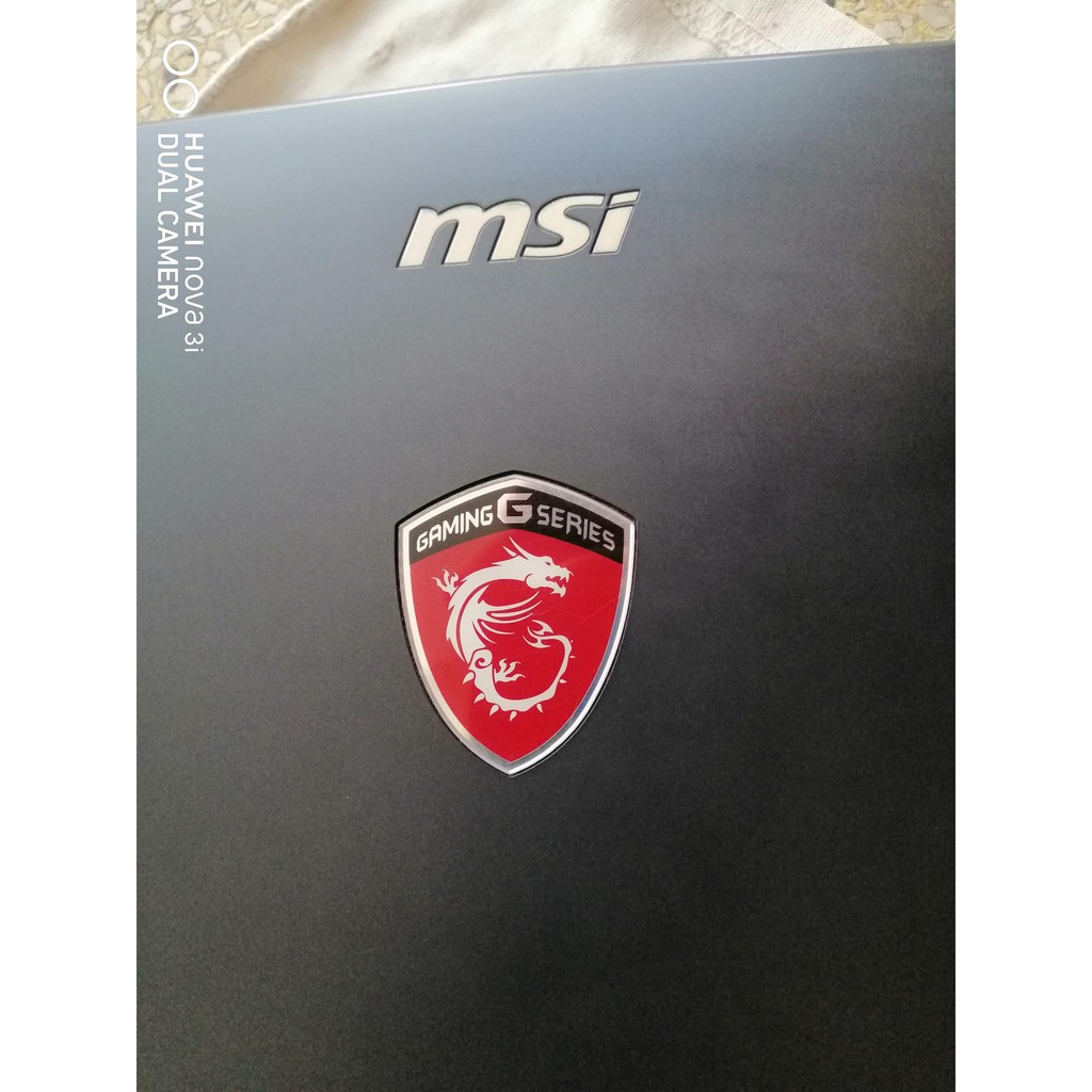 Laptop Gaming MSI GL62 7RD Tặng luôn balo i7 7700HQ/ Ram 16GB/ GTX 1050 2GB/ SSD Samsung M2 128GB /HDD HGST 1TB 7200Rpm