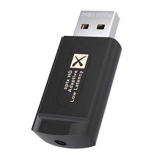 Bluetooth 5.2 Audio Transmitter with Mic Low Latency 3.5Mm Aux for TV PC