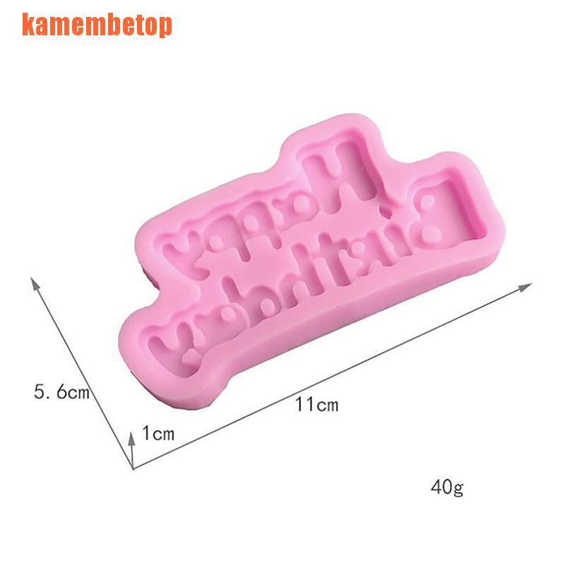 Khuôn Silicone Làm Bánh &amp; Socola Hình Chữ Happy Birthday