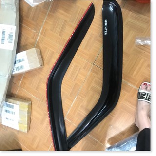 Bộ vè mưa đen xe Mẹc Sprinter