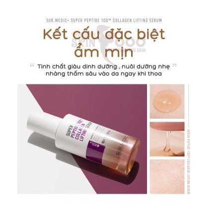 Tinh Chất Tái Tạo Phục Hồi Da Săn Chắc Sur.Medic Super Peptide Collagen Lifting Serum 50ml